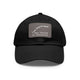 Casual Dad Hat, I Was Born to Be Shy Hat, Funny Leather Patch Cap, Gift for Introverts, Father's Day Gift